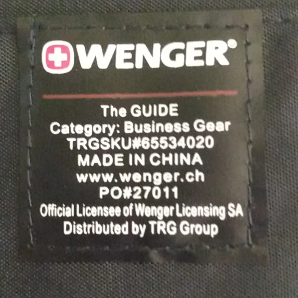 *Wenger The GUIDE‎ Business Gear Black Portfolio Organizer Calculator Holder